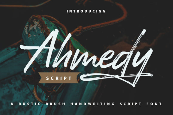 Ahmedy Rustic Brush Handwriting Script for Brands