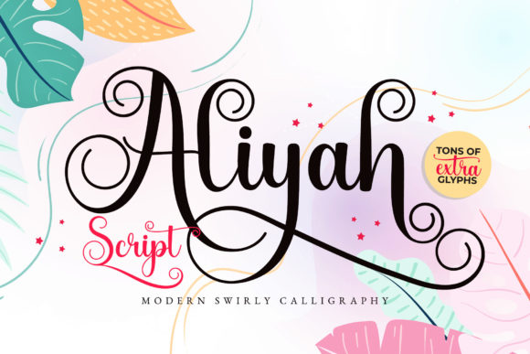 Aliyah Script: A Graceful Typeface for Editorial Design