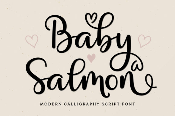 Baby Salmon Script: A Romantic Typeface for Web Design