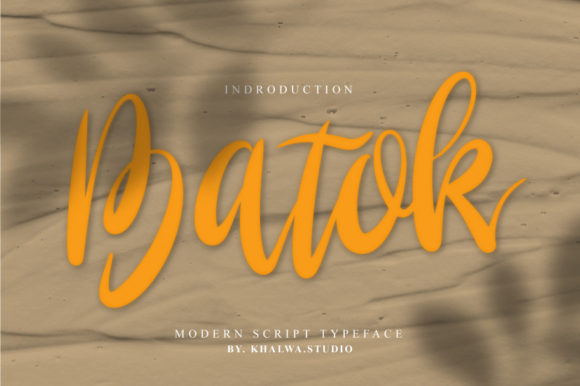 Batok Script: A Timeless Handwritten Typeface for Campaigns