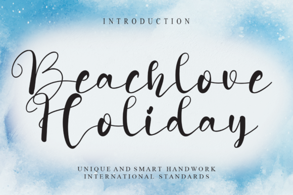 Beachlove Holiday: A Script Font for Digital Design