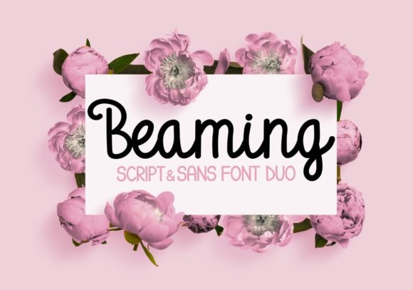 Beaming Duo: A Versatile Typeface for Modern Branding