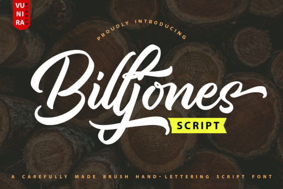 Billjones Brush Hand-Lettering Script: A Maker’s Favorite Font
