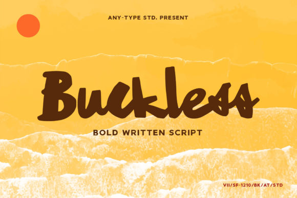 Buckless Script: A Handwritten Font for Makers