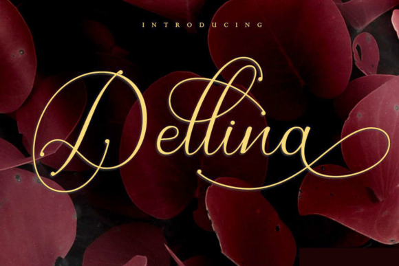 Dellina Script: A Luxurious Typeface for Editorial Design
