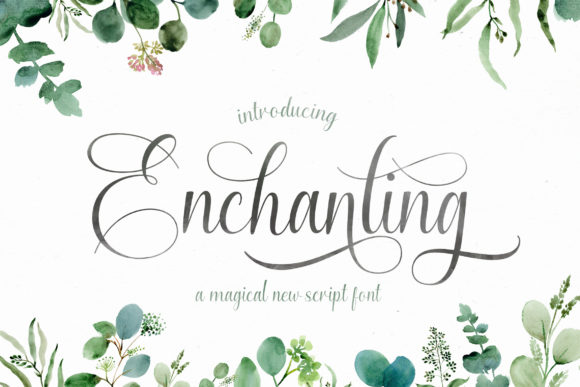 Enchanting Script: A Timeless Handwritten Font for Branding