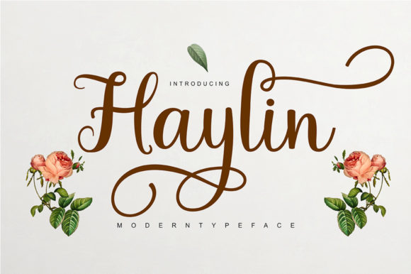 Haylin Script: A Delicate Typeface for Editorial Elegance