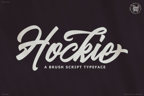 Hockie Script: A Bold Vintage Typeface for Editorial Design