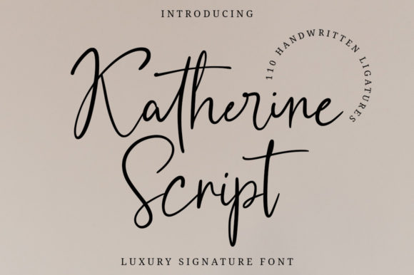 Katherine Script: A Premium Font for Elegant Branding