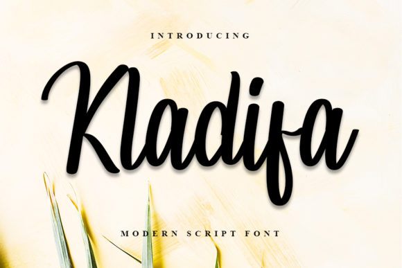 Kladifa: A Playful Script Font for Web Design