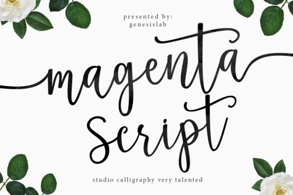 Magenta Script: A Modern Typeface for Editorial Design