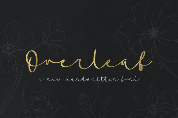 Overleaf Script: A Graceful Typeface for Editorial Design