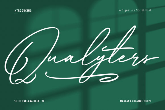 Qualyters Script: A Modern Typeface for Editorial Design