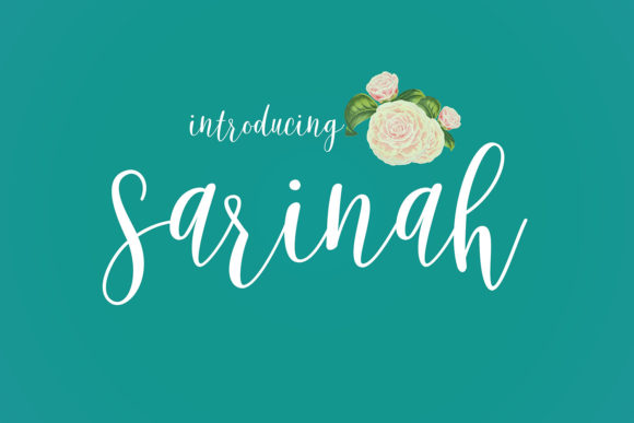 Sarinah Script: A Modern Typeface for Web Design