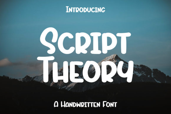 Script Theory: A Handwritten Font for Bold Marketing