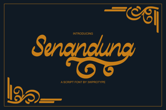 Senandung Script: A Fun Typeface for Campaigns