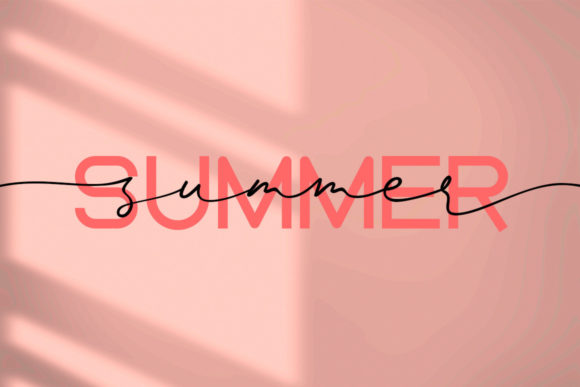 Summer Grow: A Chic Script and Sans Serif Duo for Branding