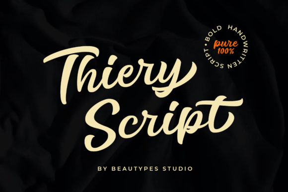 Thiery Script: The Modern Typeface for Bold Branding