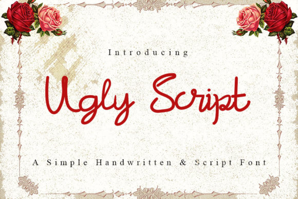 Ugly Script: A Delicate Handwritten Typeface for Editorial Design