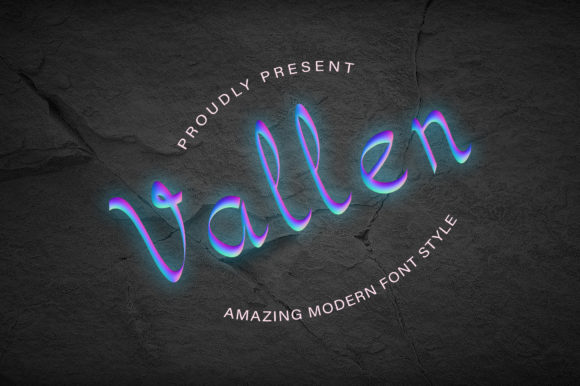 Vallen: A Balanced Script Font for Branding